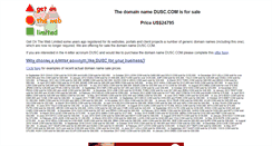 Desktop Screenshot of dusc.com